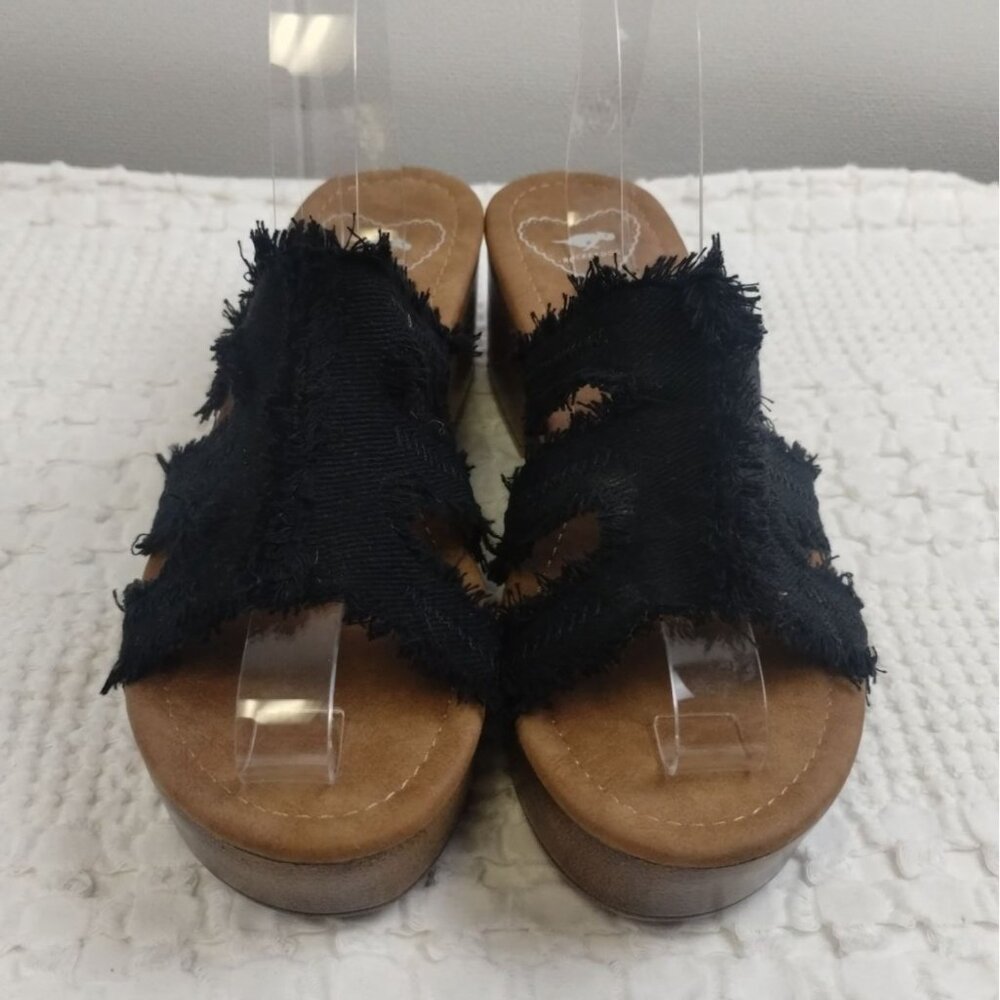 Rocket Dog Women's Black/Brown Shoes/Sandals Size 9 SKU 3113